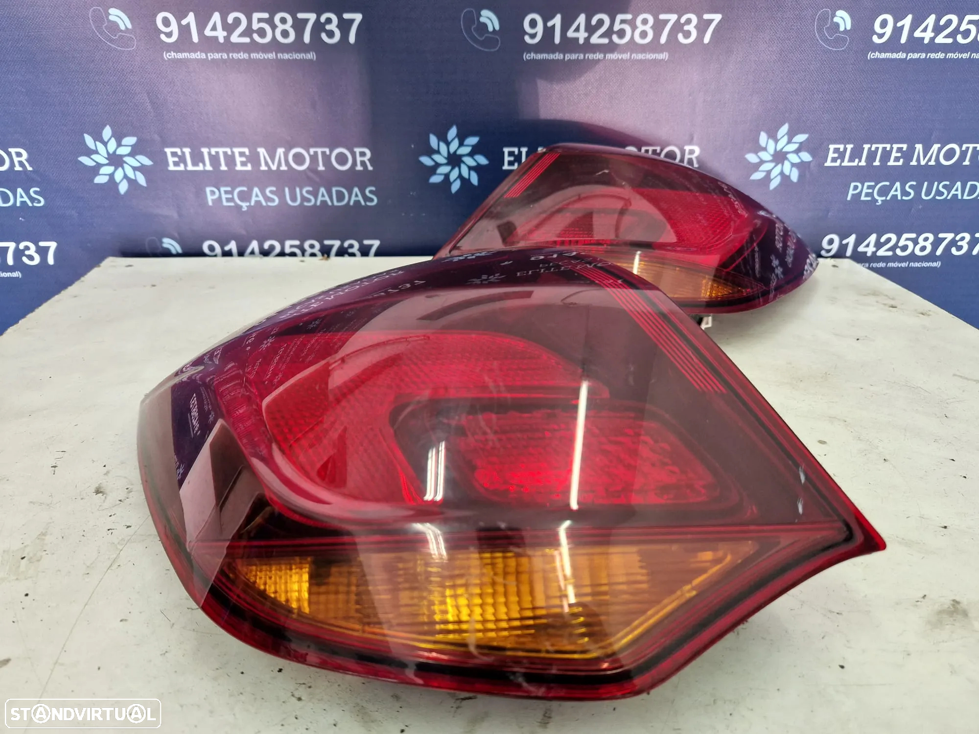 Farolins usados OPEL ASTRA J 5 PORTAS CARRO farolim - 2