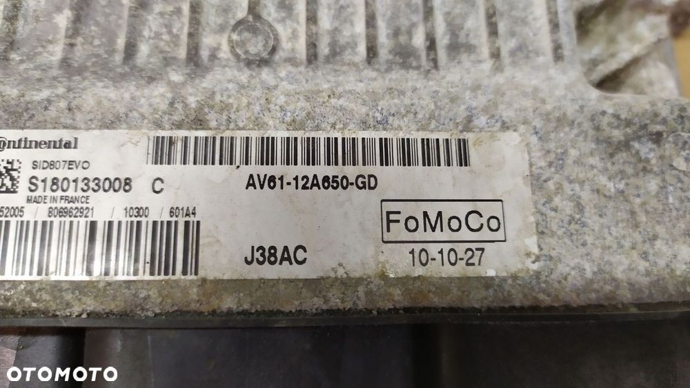 FORD C-MAX GRAND 1.6 TDCI KOMPUTER SILNIKA AV61-12A650-GD - 2