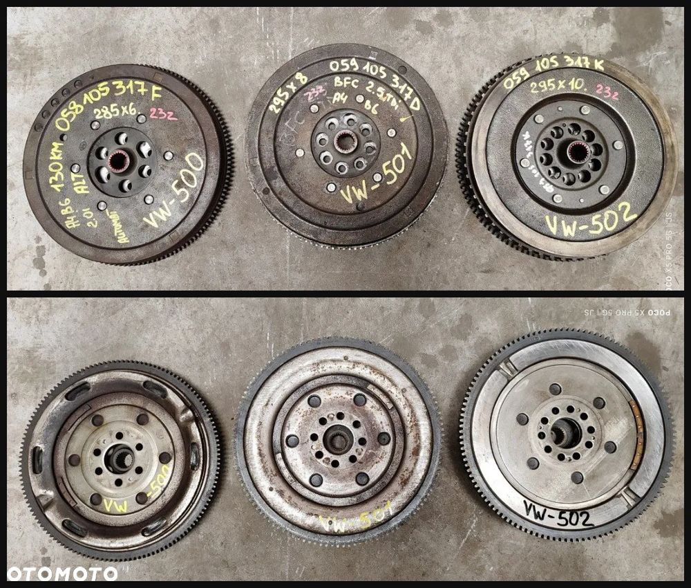 VOLKSWAGEN VW AUTOMAT AUTOMATYCZNE DIESEL / BENZYNA SPRZĘGŁO KOŁO ZAMACHOWE TARCZA DOCISK DWUMAS - 27