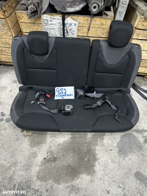 Bancheta spate RENAULT CLIO 4 cu centuri spate - 3