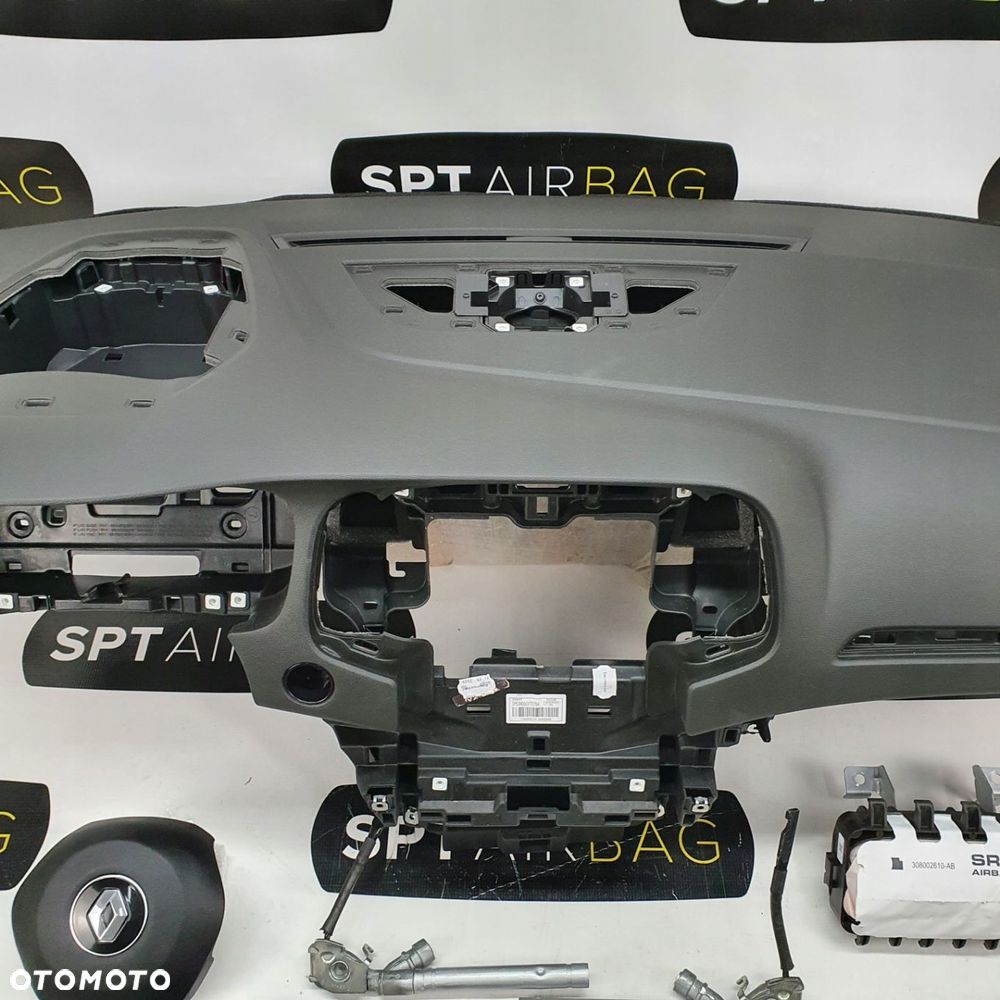 RENAULT MEGANE IV 4 GT DESKA ROZDZIELCZA HEAD UP START STOP KONSOLA KOKPIT PULPIT PODUSZKI AIRBAG AIR BAG PASY KIT SET - 3