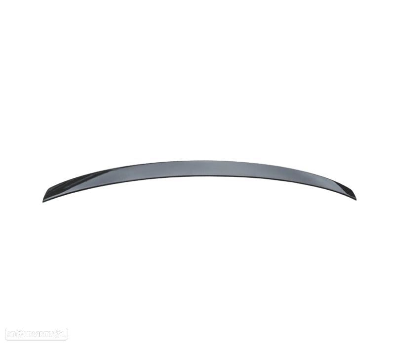 AILERON LIP SPOILER TRASEIRO BMW SERIE 7 F01 PRETO BRILHANTE - 2