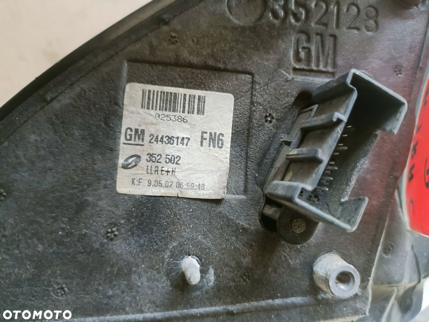 OPEL VECTRA C 02-08 Z158 ELEKTRYCZNE LUSTERKO PRAWE EU 24436147 - 3