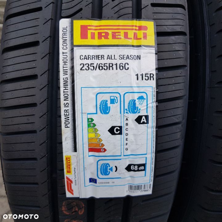 4x 235/65R16C Pirelli Carrier All Season Nowy komplet opon całorocznych Poznań - 2