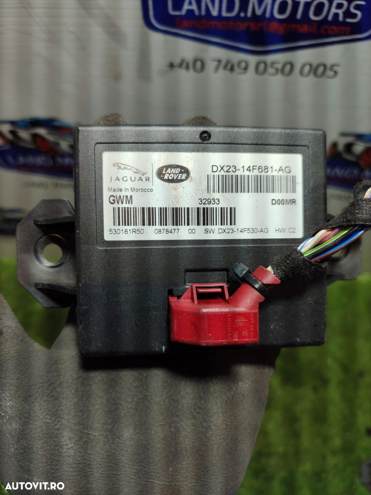 MODUL SENZORI PARCARE PDC + MODUL CONTROL GATEWAY JAGUAR XF S PREMI 2013 3.0 DIESEL / BERLINA 2009-2015 / LAND ROVER DISCOVERY 3 2.7 DIESEL 2007 / 2005-2009 COD OEM DX23-14F681-AG / FK72-14F681-AF - 7