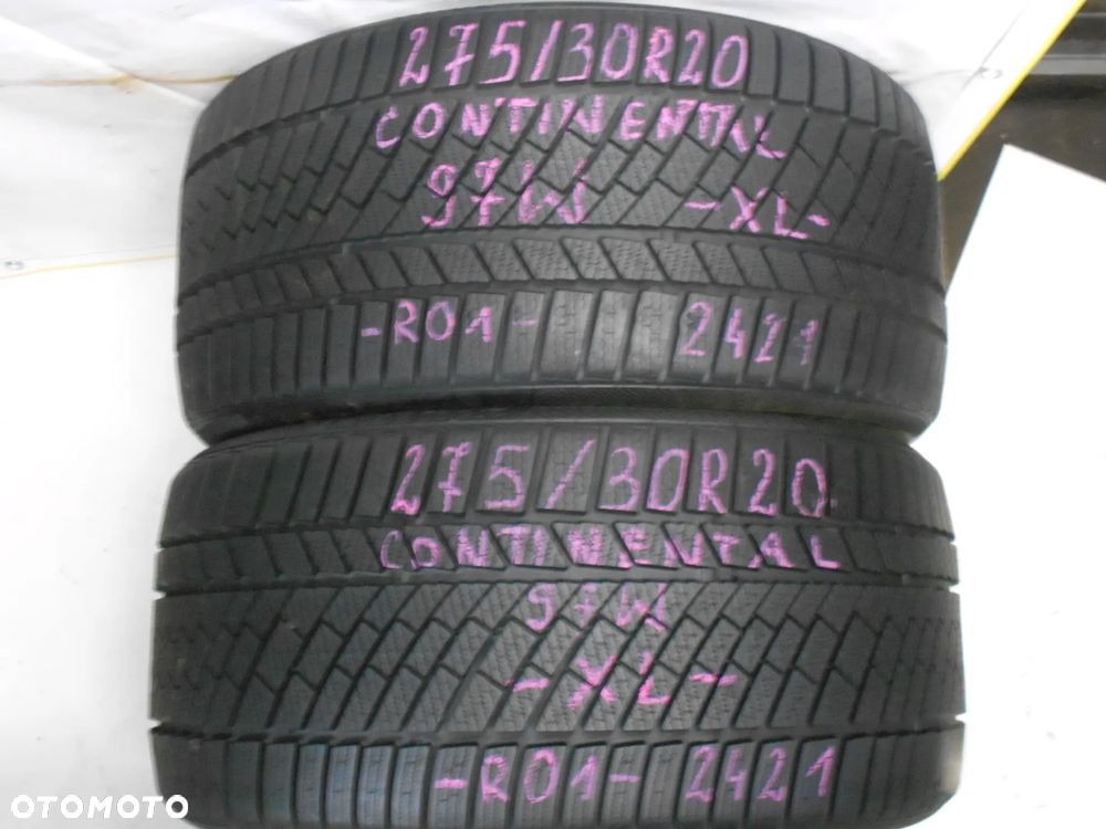 OPONY 275/30R20 CONTINENTAL WINTER CONTACT TS 850P XL R01 DOT 2421 7.7MM - 1