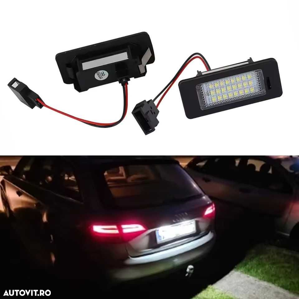 Lampi Numar LED Portbagaj AUDI A4 B8, A5, Q5, A6 C7, A7, TT,A1,VW,SEAT - 2