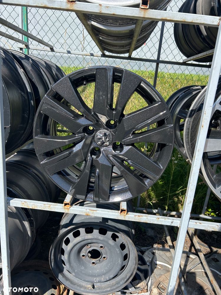 Alufelgi Peugeot Citroen 16 cali 4x108 oryginalnyme czarne - 2