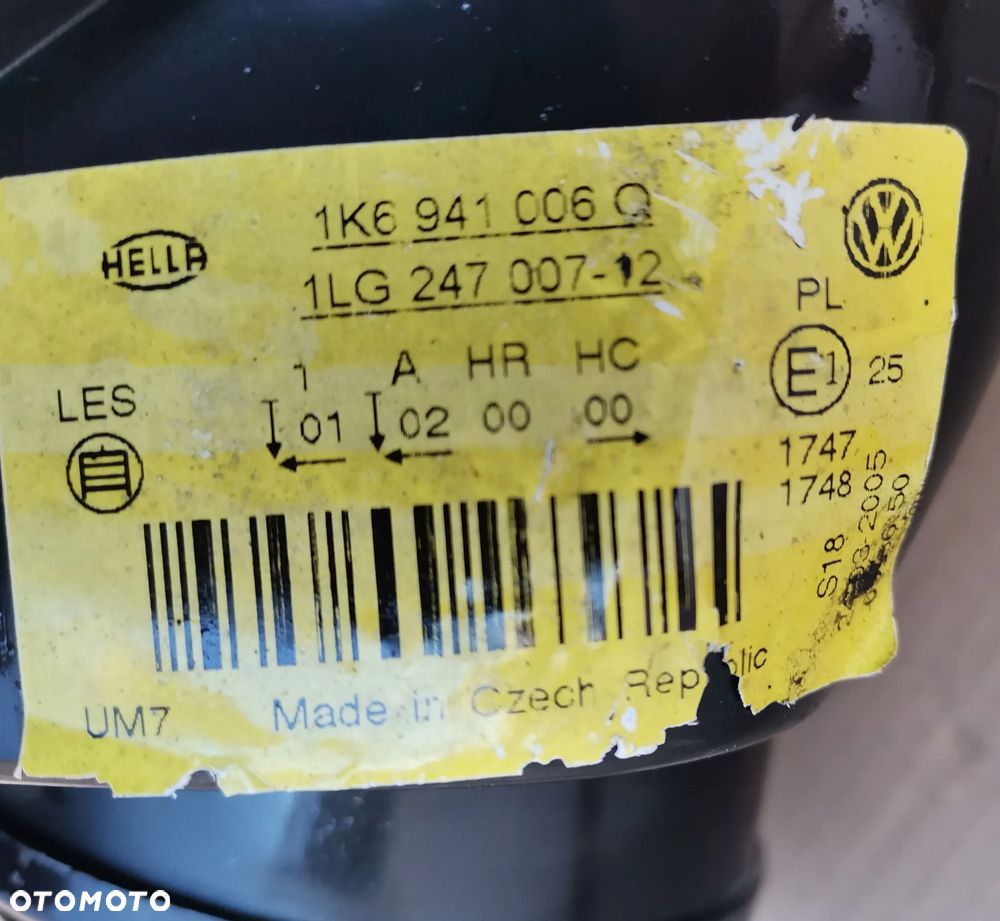 Reflektor prawy Lampa prawa Volkswagen Golf V 03- - 3