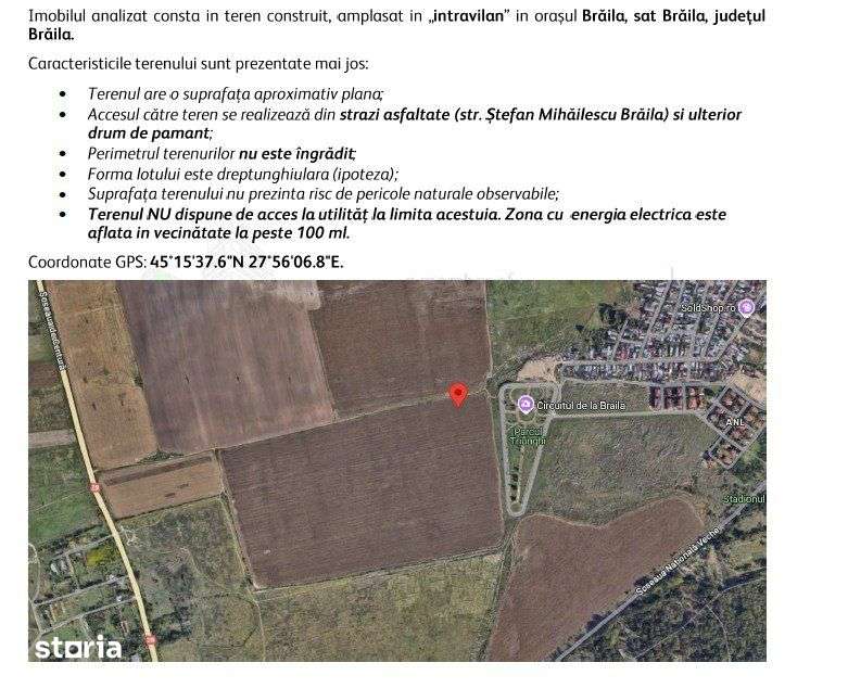 BRAILA, Zona Lacul Dulce, Cartier ANL, Teren Intravilan 20,000 MP - Imagine principală: 3/4