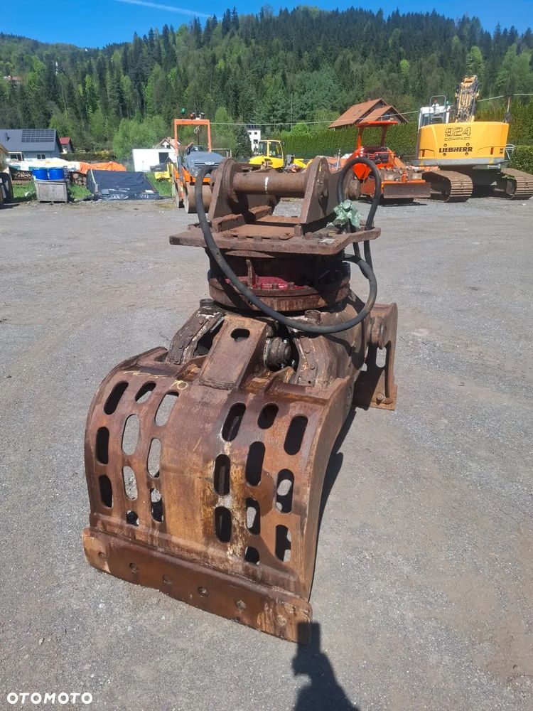 Chwytak chydrauliczny obrotowy sortujący wyburzeniowy kleszcze Demarec 1200kg - 4