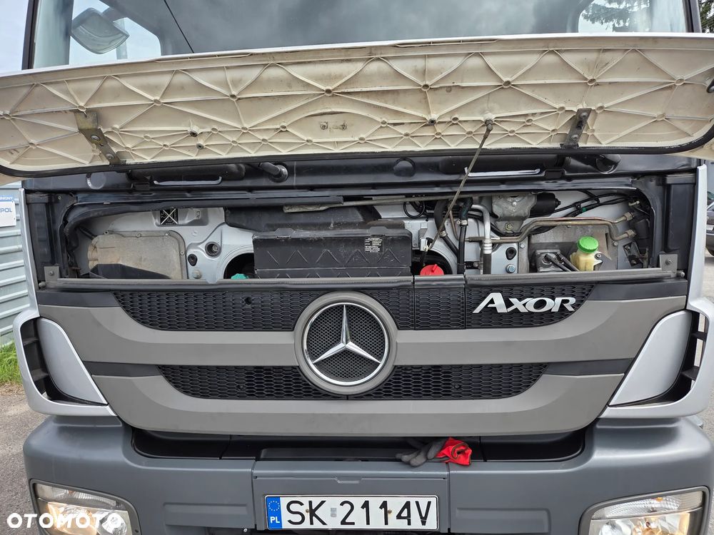 Mercedes-Benz AXOR 1826L // 9 BIEGÓW // KLIMA HAK // HDS HIAB ŻURAW DŹWIG // TYŁ PODUSZKI // EURO 4 - 10