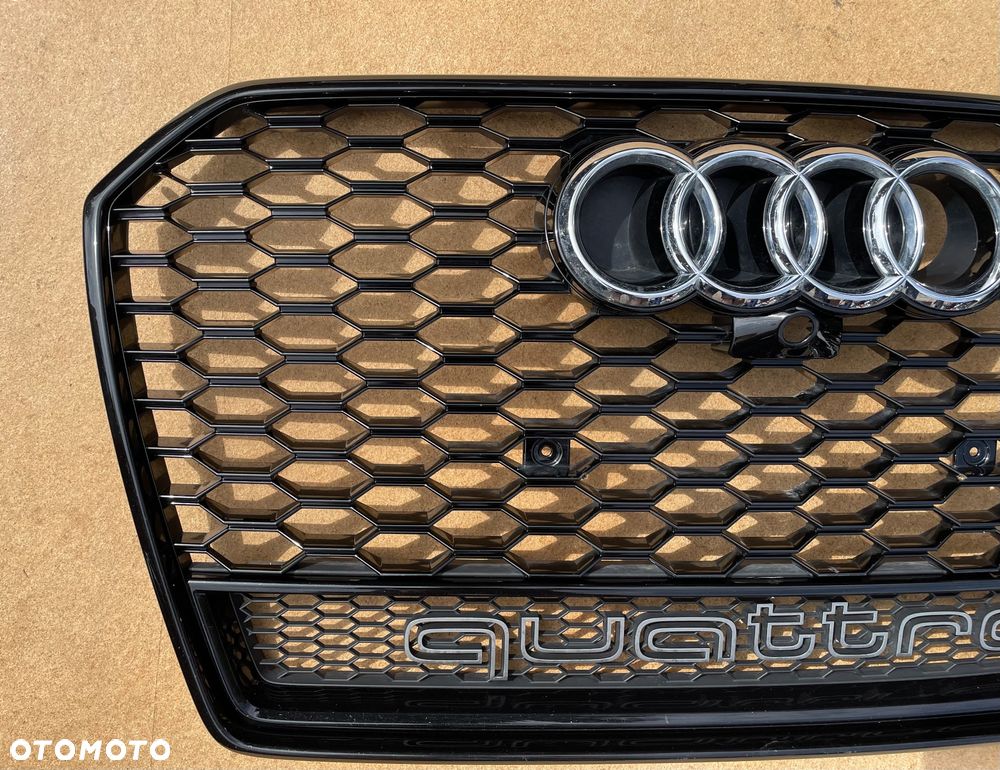ATRAPA PRZÓD GRILL AUDI RS6 C7 4G0 POD KAMERĘ - 4