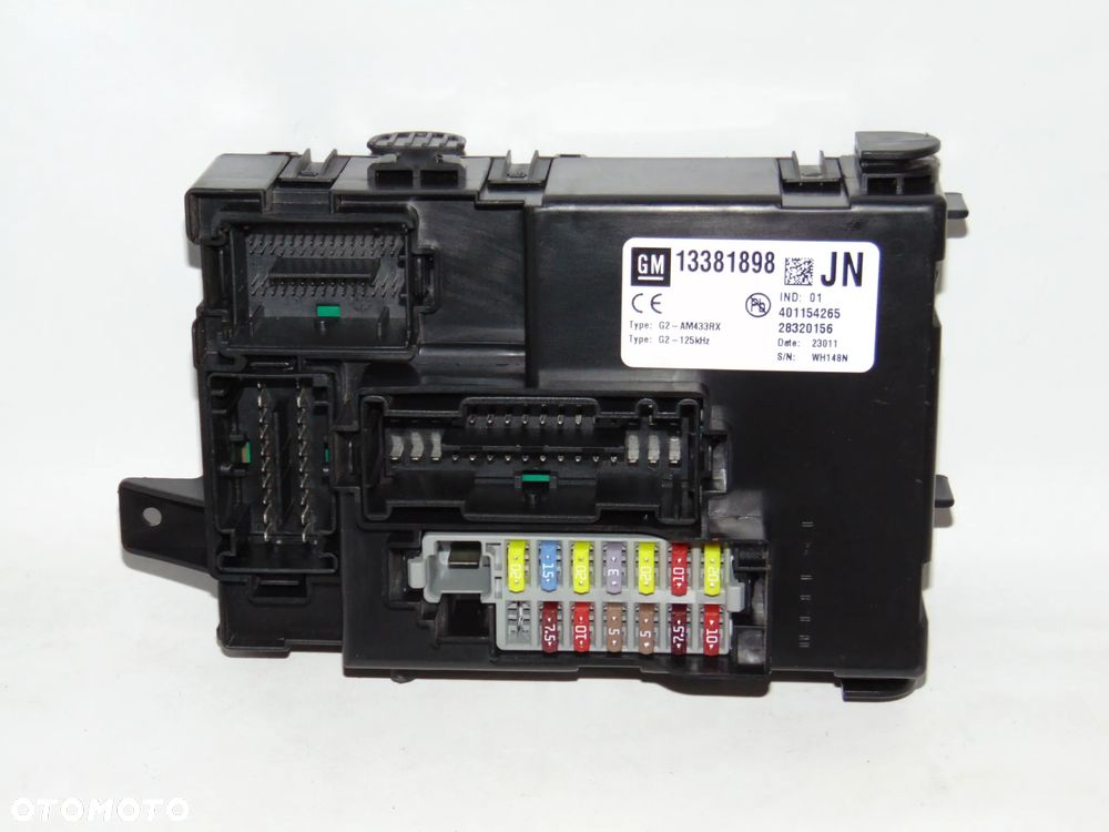 Moduł sterownik komfortu skrzynka bezpieczników 13381898 JN Opel Meriva B II 10-17r - 5