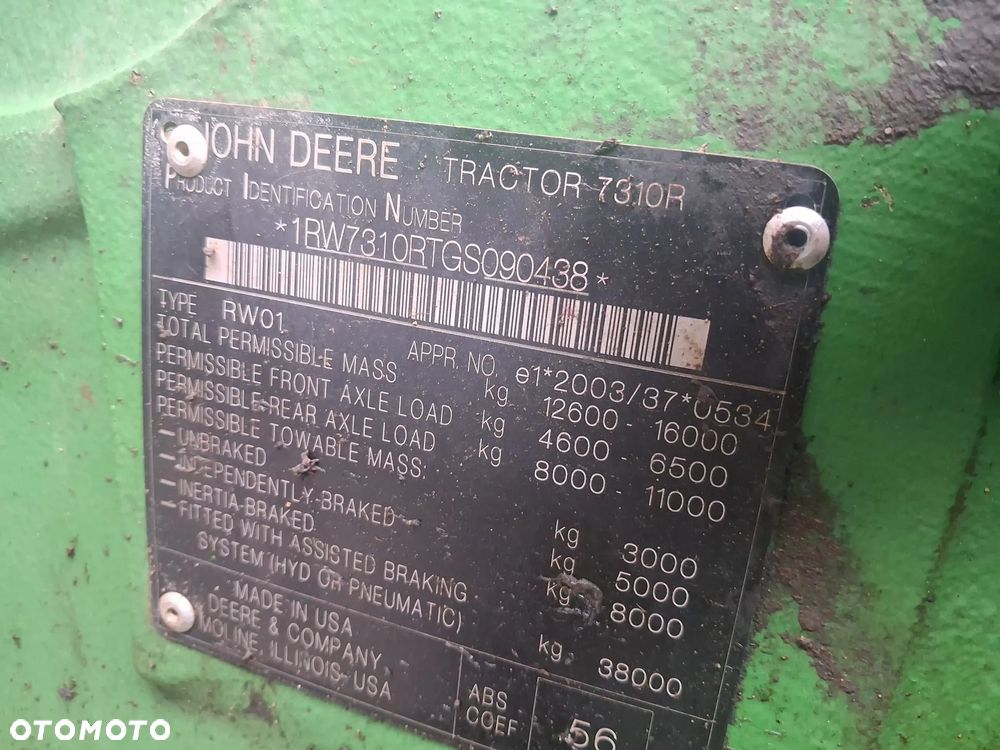 John Deere 7310R - 9