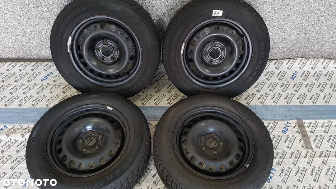 KOŁA ZIMA OPEL ASTRA K  5X105  6jx15 ET37 195/65R15  CZUJNIKI - 1