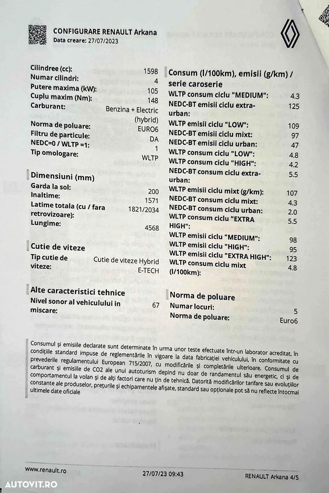 Renault Arkana E-TECH 145 E-Tech Engineered - 19