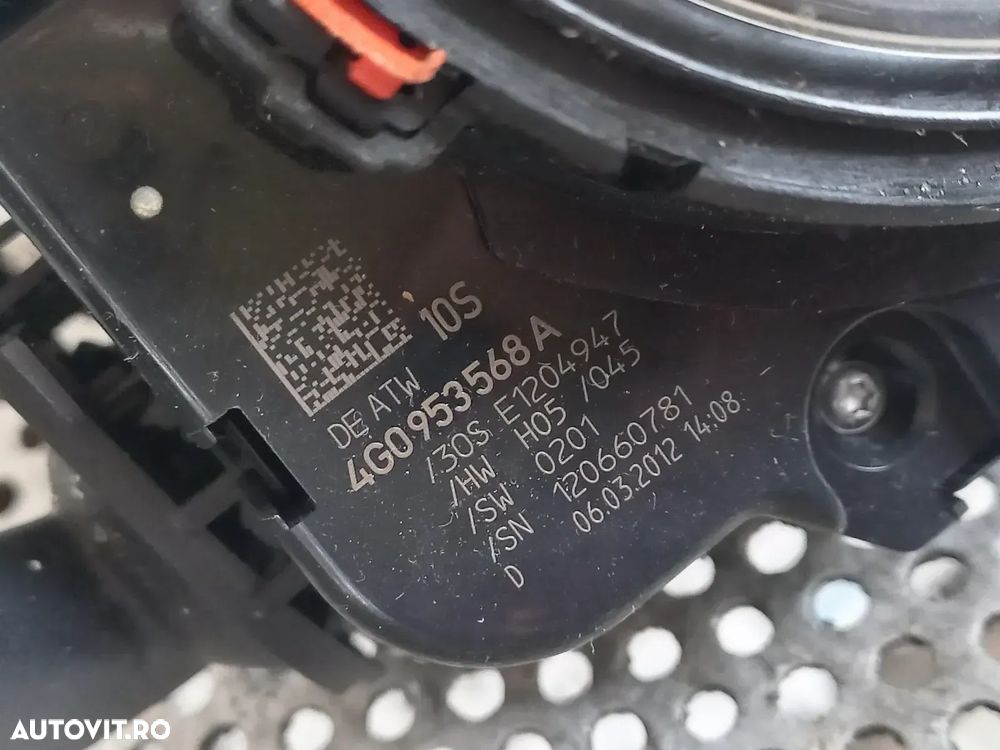 Banda Spira Spirala Volan Airbag Maneta Audi A6 4G C7 Cod 4GA - Dezmembrari Arad - 2