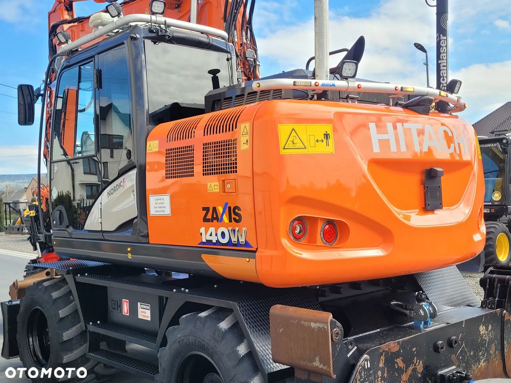 Hitachi ZX 140W / ROTOTILT ze szczypcami / system GPS 3D LEICA / - 15