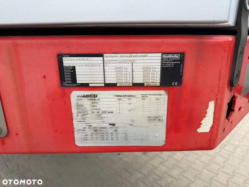 Goldhofer STZ-L4-43/80 A * muldy * 4 osie * niskopodwoziowa * - 4