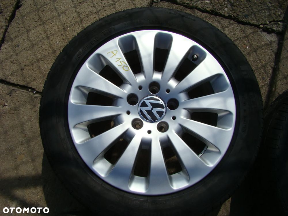 a150 5x112 VW Passat B5 B6 Golf V VI VII VIII Jetta Touran Caddy 7jx16 Lato 205/55 - 4