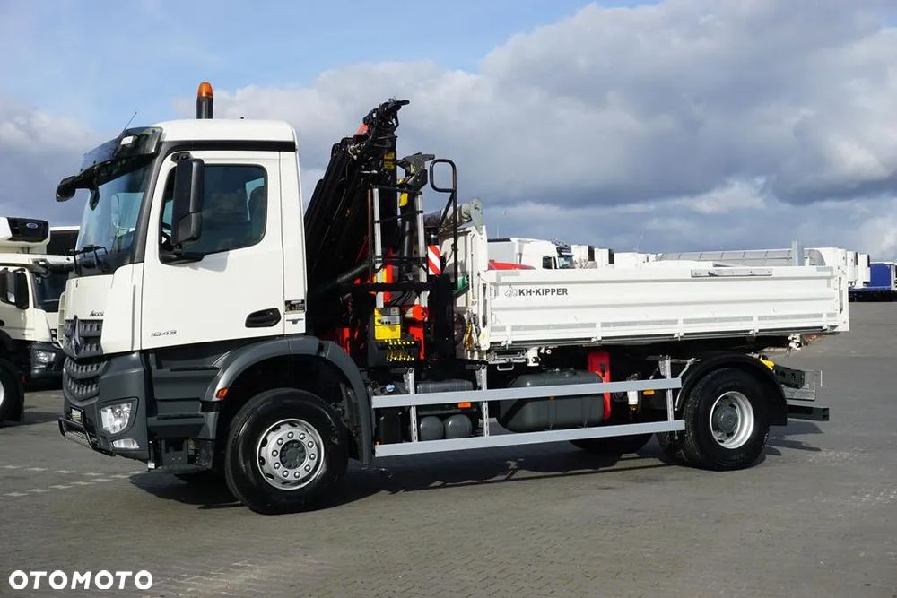 Mercedes-Benz / AROCS / 1843 / E 6 / WYWROTKA + HDS / ROTATOR / PALFINGER PK 13001 / WYSIĘG 17 M - 5