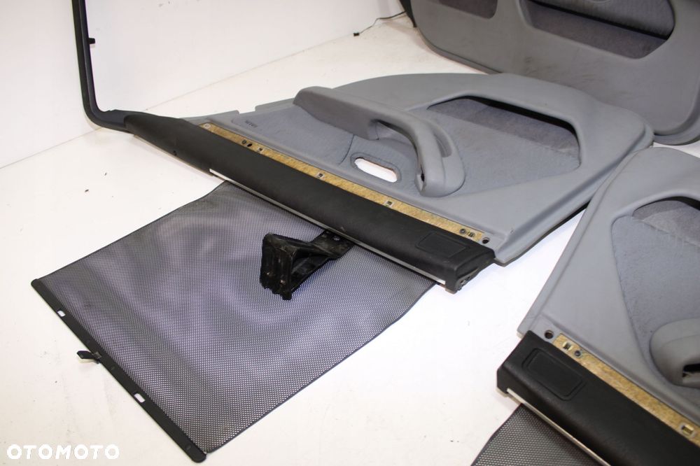 BMW E39 kombi TAPICERKA BOCZKI DRZWI 4SZT BOCZEK EUROPA ROLETY TYŁ RARYTAS - 9