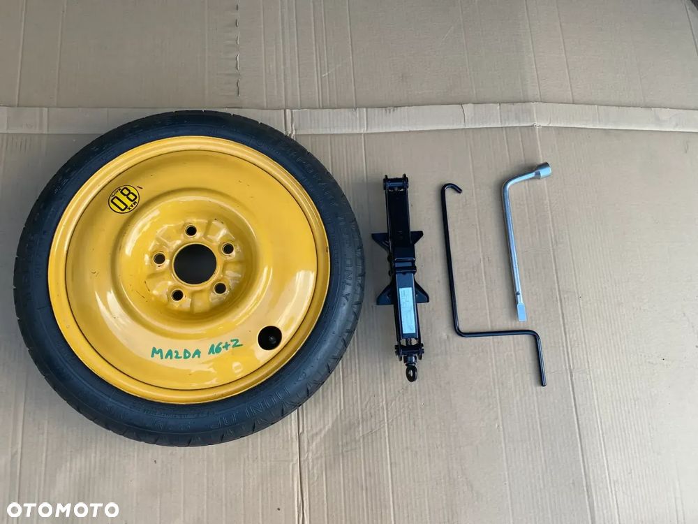Koło dojazdowe dojazdówka 16 MAZDA 3 III 5   + ZESTAW - 6