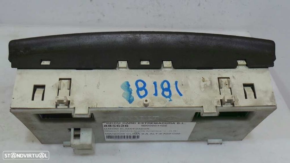 COMANDO CLIMATIZADOR RENAULT ESPACE IV 2005 -8200264425 - 6