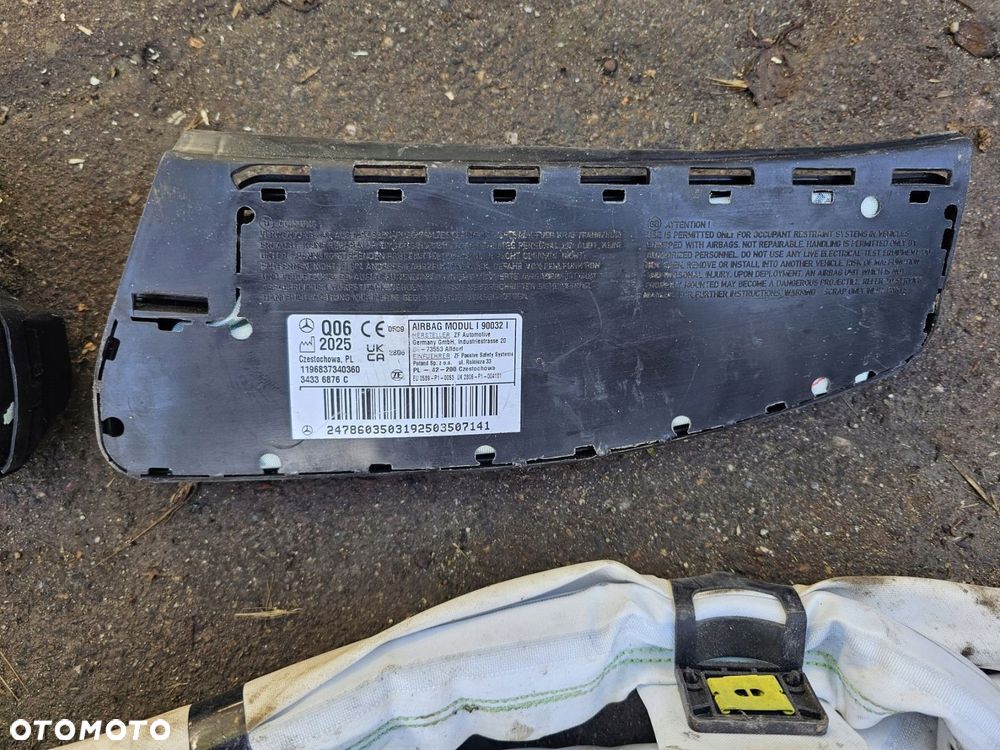 airbag poduszka fotela prawa mercedes gla 2478603503 - 1