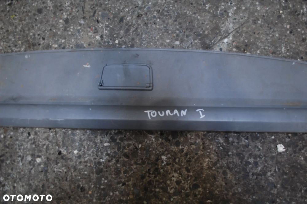 ROLETA BAGAŻNIKA TYŁ TYLNA VW TOURAN I SZARA CZARNA - 3