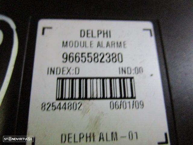 Modulo 9665582380 CITROEN C5 2008 ALARME - 4
