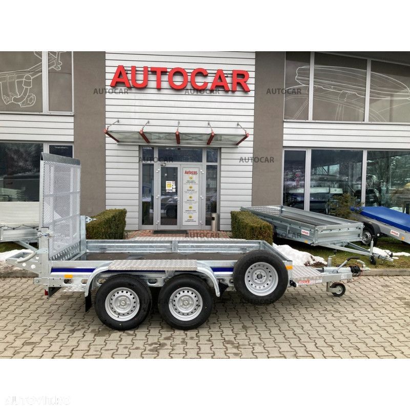 Wiola Remorca cu doua axe, franata, pentru transportul utilajelor de constructii 2,7t 3m - 2