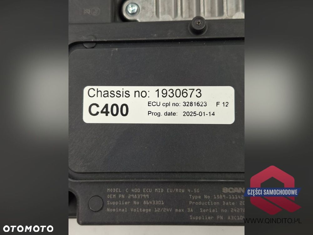 STEROWNIK MODUŁ ECU C400 SCANIA NTG R S P  2025R - 4