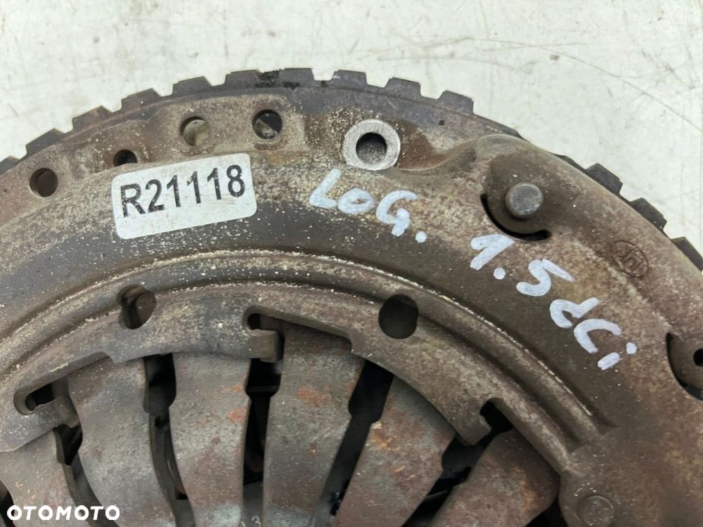 Sprzęgło Dacia Logan I Sandero I 05-14r. 1.5 dCi KOMPLETNE koło zamachowe tarcza i docisk 8200335084 - 10