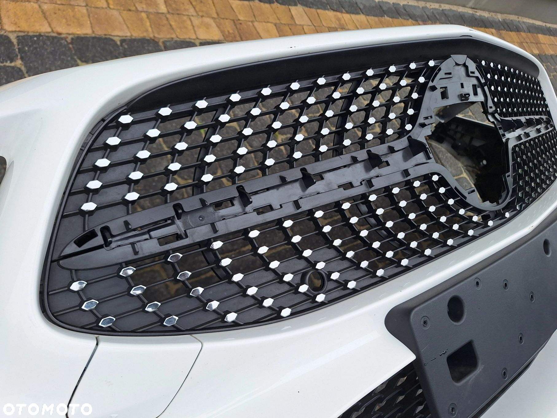 MERCEDES CLA AMG 118 W118 19-23 ZDERZAK PRZÓD PRZEDNI+BDB GRILL+KRATKI+PŁYTA ORYG A1188853901 WYSYŁKA 24H - 12