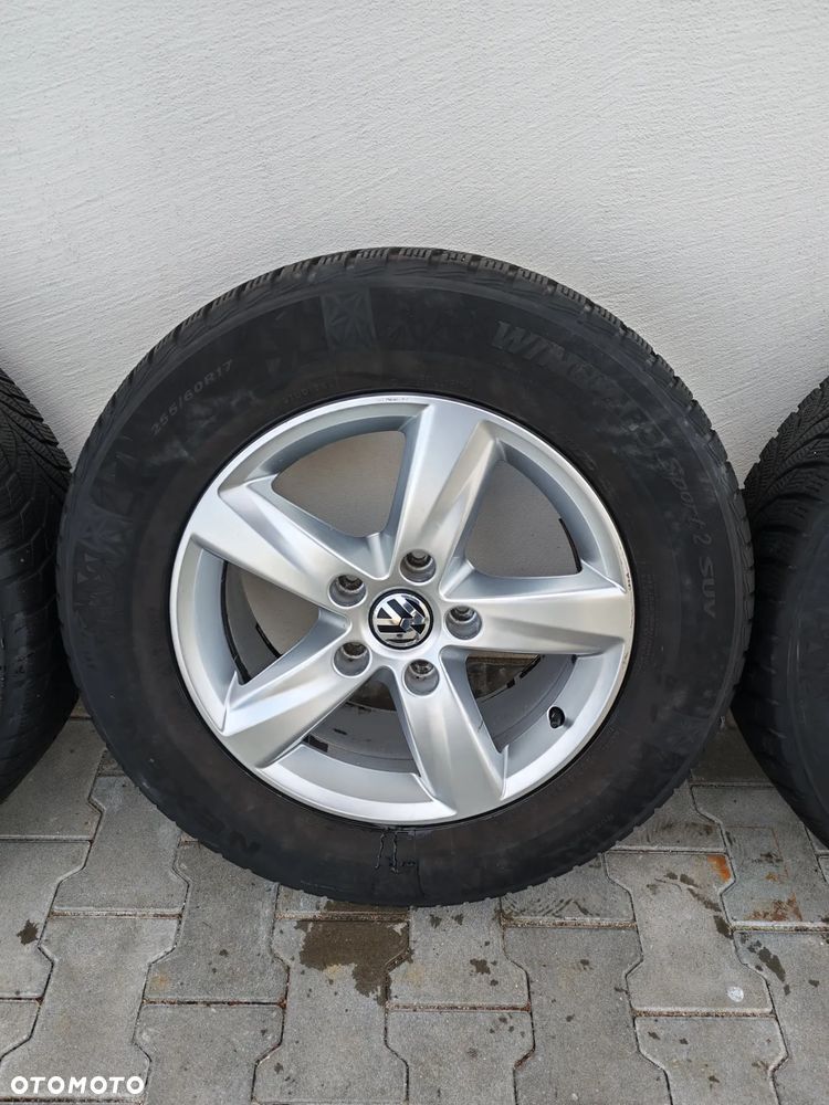 VW TOUAREG 7P 10-18R FELGI KOLA 5X130 DOT2018 ET50 255/60 R17 7,5Jx17 KOMPLET Z OPONAMI FELGA 7P6601025 A - 4