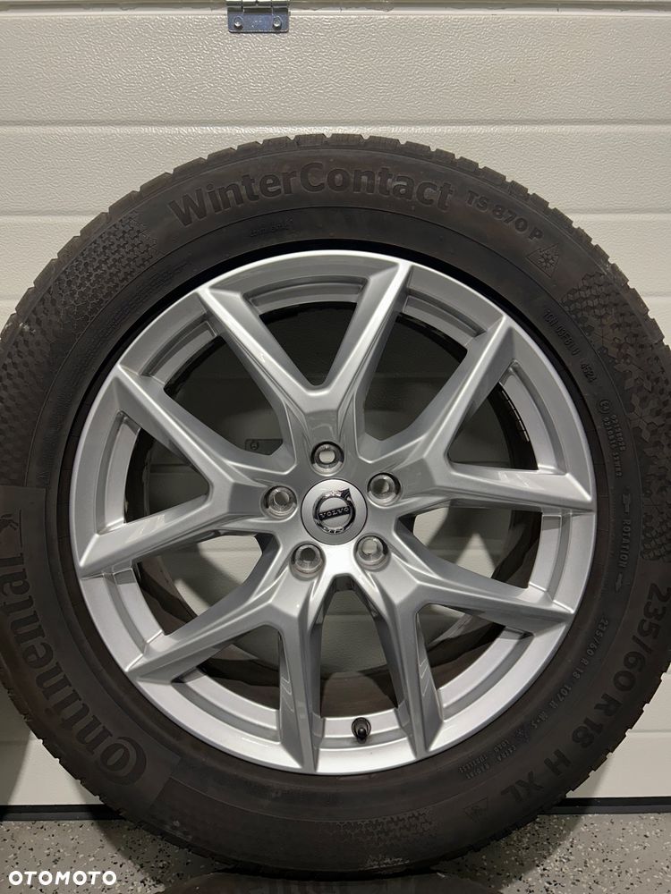 Oryginalne koła zimowe FELGI 18 VOLVO XC60 Continental 235/60R18 2025r. 7,5mm jak NOWE - 5