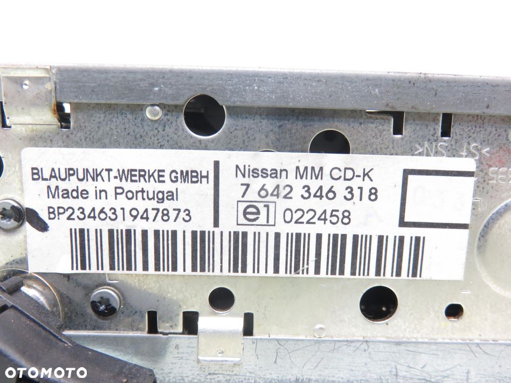 RADIO NISSAN MICRA III (K12) 7642346318 - 2