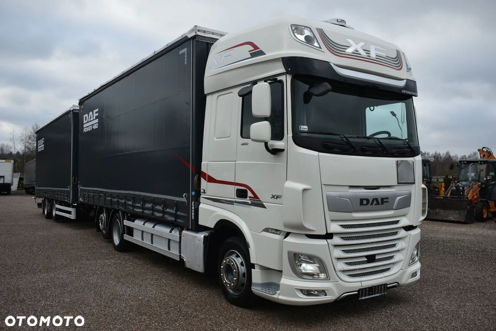 DAF XF 480 FT // 7.7+7.7 // TANDEM // WECON // SAF // XENON // KLIMA POSTOJOWA // RETARDER // SALON POLSKA // JAK NOWY !! // - 11