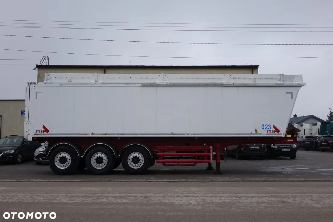 Stas WYWROTKA / S300CX / 44m3 / Z NADSTAWKAMI 52 m3 / ALUMINIOWA / OSIE MERCEDES / OŚ PODNOSZONA / KLAPO-DRZWI / ALUMINIOWE FELGI - 5