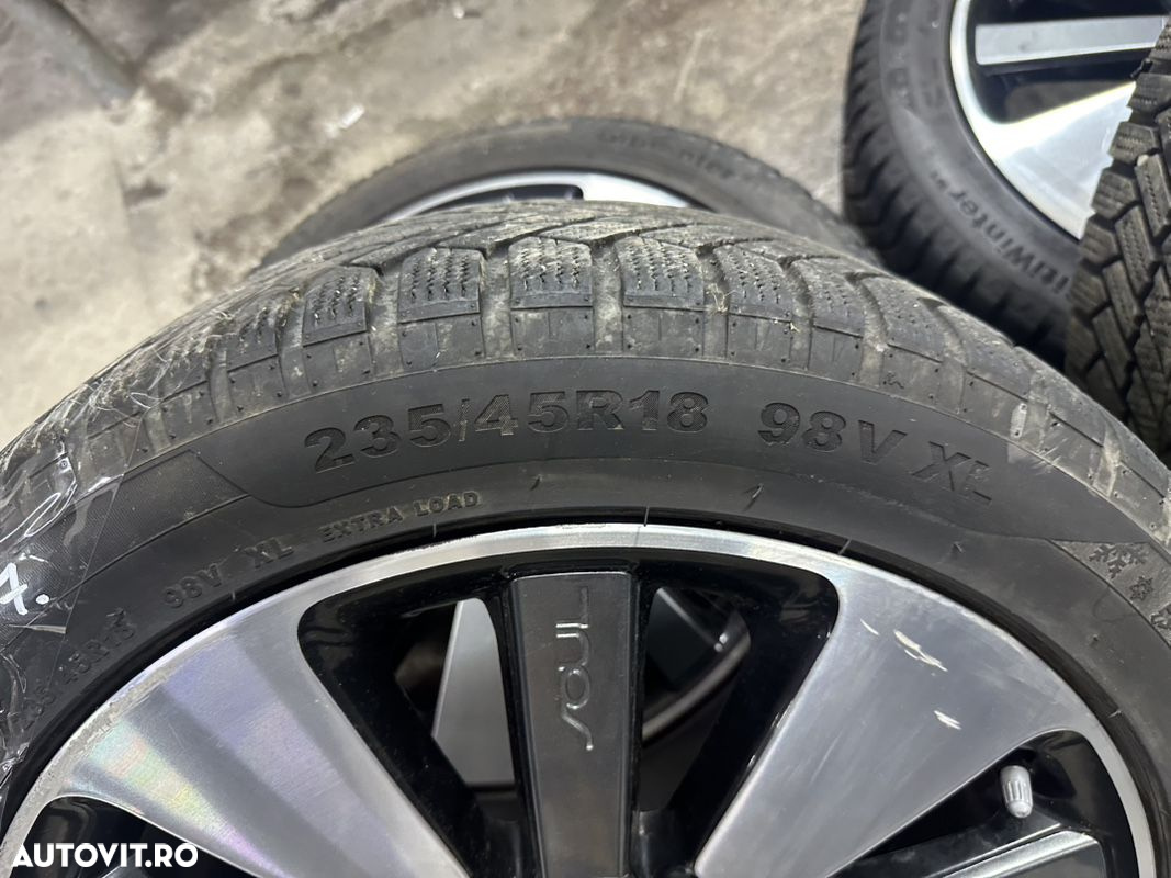 Set jante aliaj KIA SOUL an 2014-2019 cu cauciucuri 225/45R18 de iarna - 9