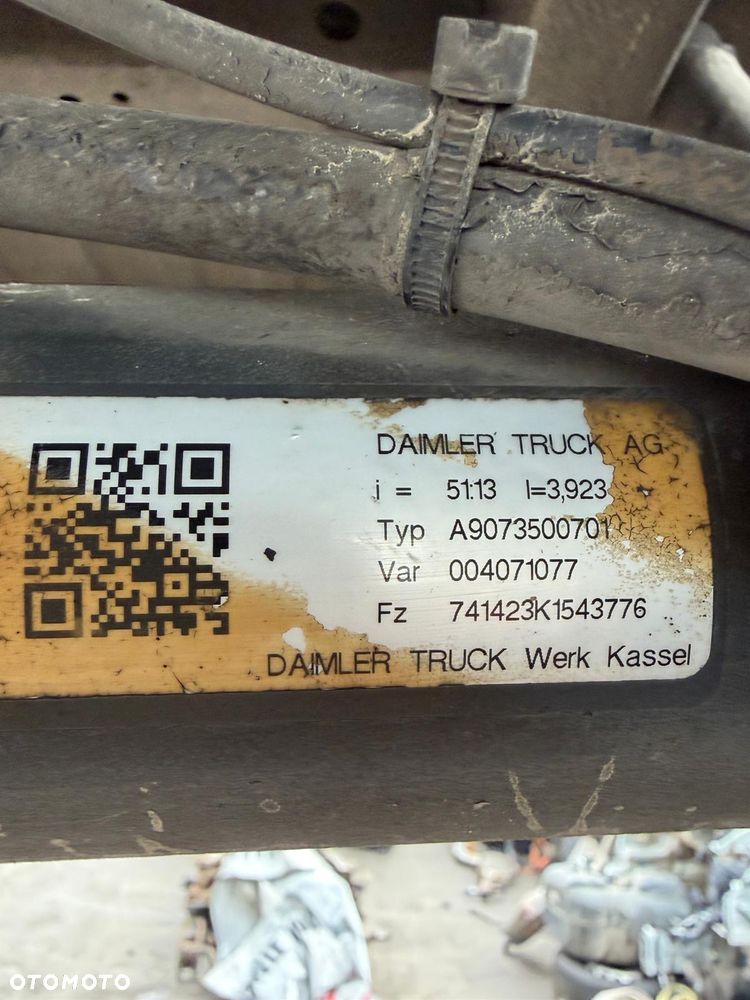 Sprinter 907 910 2,0 CDI 19-24r most 51/13 A9073500701 - 3