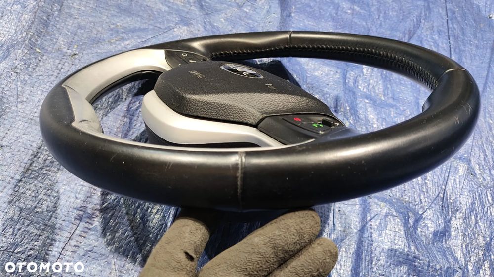 KIEROWNICA MULTIFUNKCYJNA SKÓRA CZARNA KOMPLETNA PODUSZKA AIRBAG KIEROWCY KIA PICANTO II 2 - 10