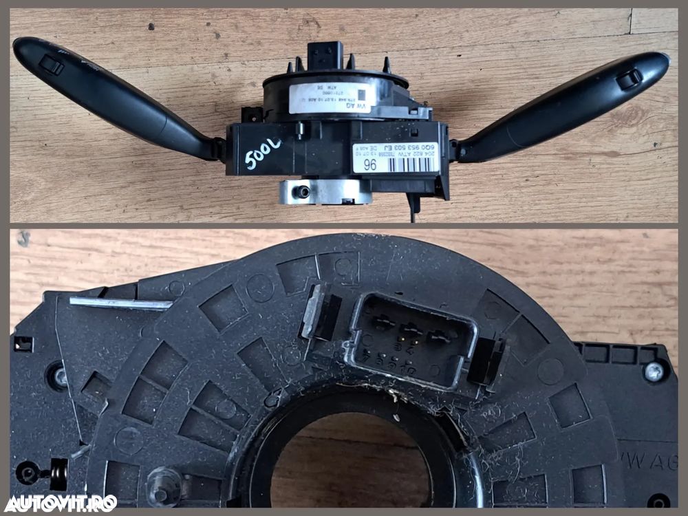 Spira volan cu manete semnalizare faruri stergatoare VW Polo Skoda Fabia 2 - 2