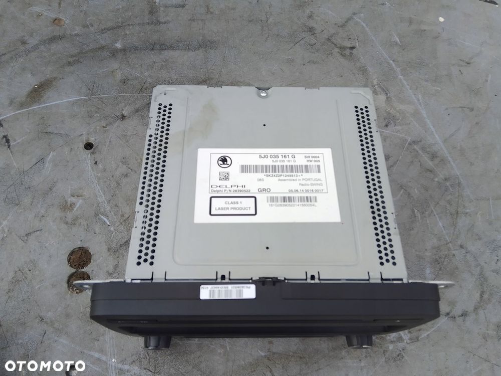 radio skoda fabia ii lift 5j0035161g - 2