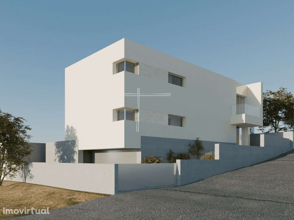 Moradia isolada T4, arquitetura contemporânea com garagem, varandas... - Grande imagem: 2/3