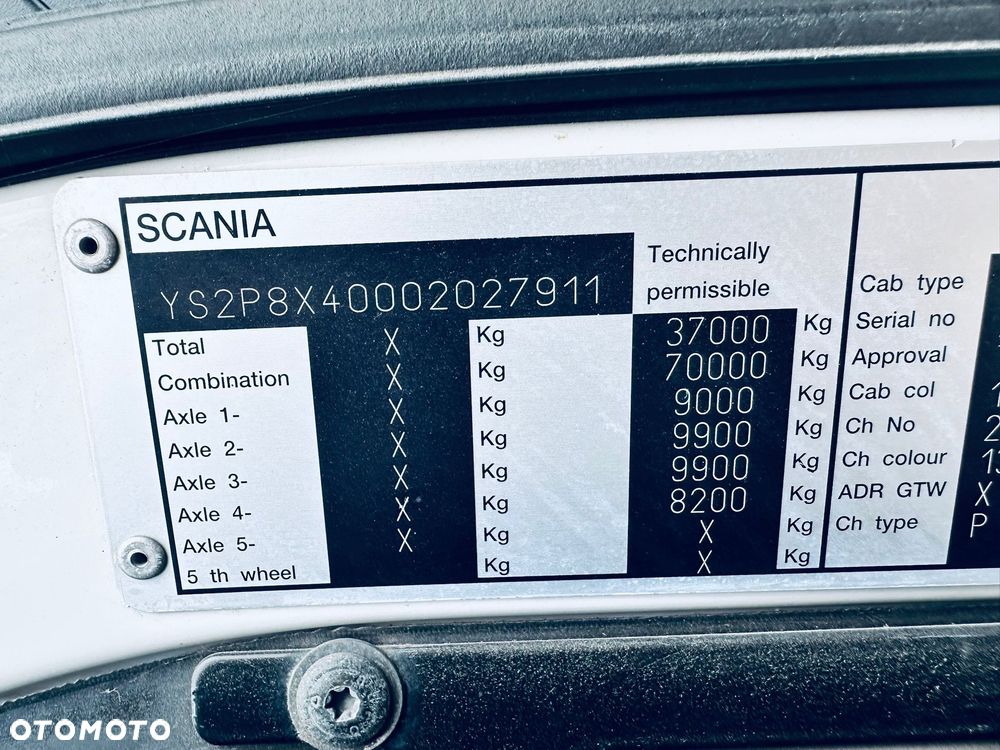 Scania P 420 / 8x4 / DŹWIG PALFINGER PK16502 - 21