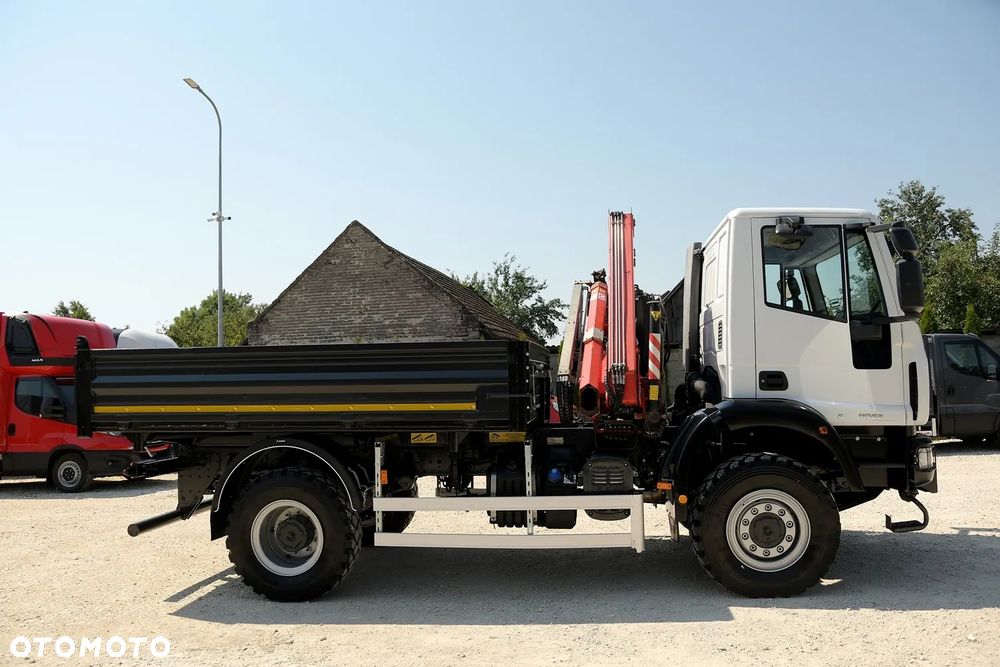 Iveco EUROCARGO 4x4 110E22 *WYWROT 3-STRONNY + HDS FASSI F80 * - 11