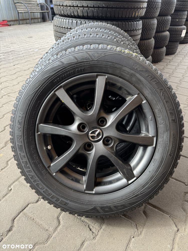 Koła aluminiowe zimowe oryginał Mazda 2 4x100 Falken 185/65/15